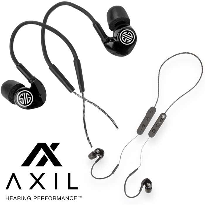 AXIL GS Extreme 2.0 Tactical Earbuds Bluetooth 25hr Battery Matte Finish