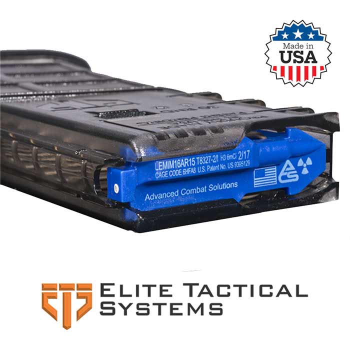 ETS AR15-30TR .223/5.56 Rifle Mag Smoke Gray 30RD Tritium Follower