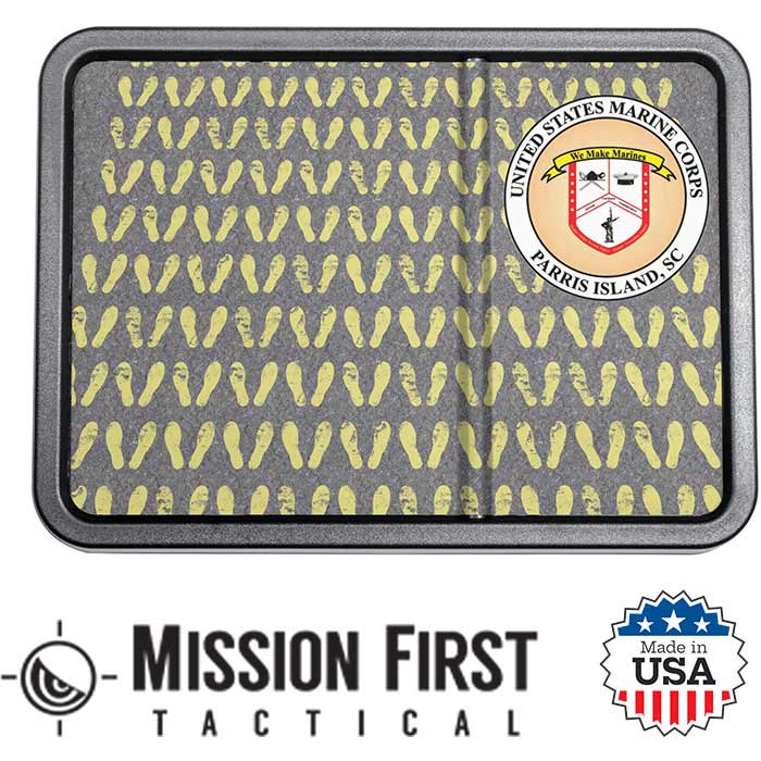 Yellow Footprints Dump Tray - Mission First Tactical