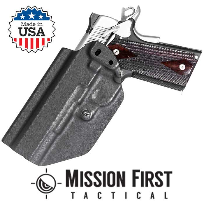 Mission First Tactical H1911FSAIWBA-BL Minimalist IWB Holster Black 1911 5" - Mission First Tactical