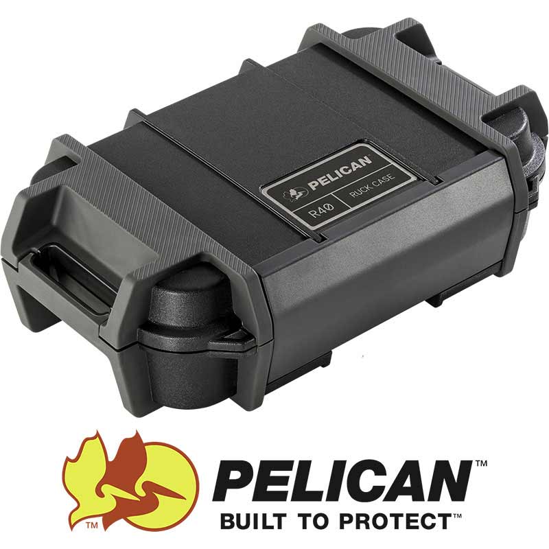 Pelican RKR400-0000-BLK R40 Black Hard Case 9" Utility - Pelican
