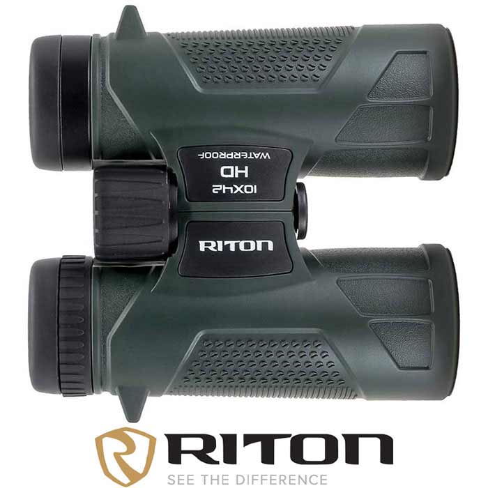 Riton X5 Primal HD Binoculars 10x42mm Green