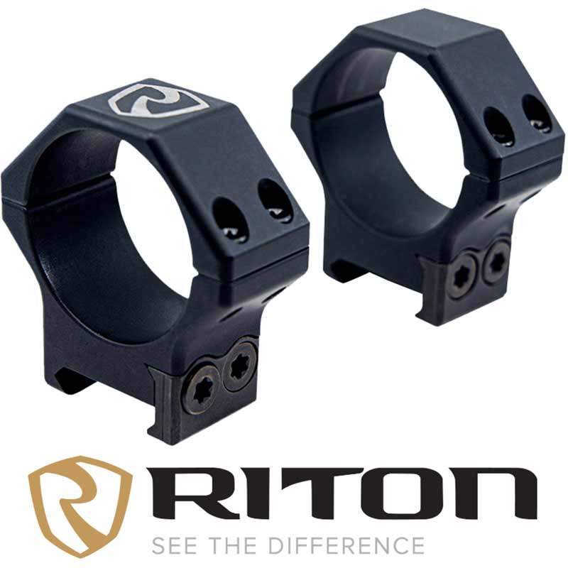 Riton Optics XRC3012A Contessa Light Picatinny Rings 30mm Medium Aluminum