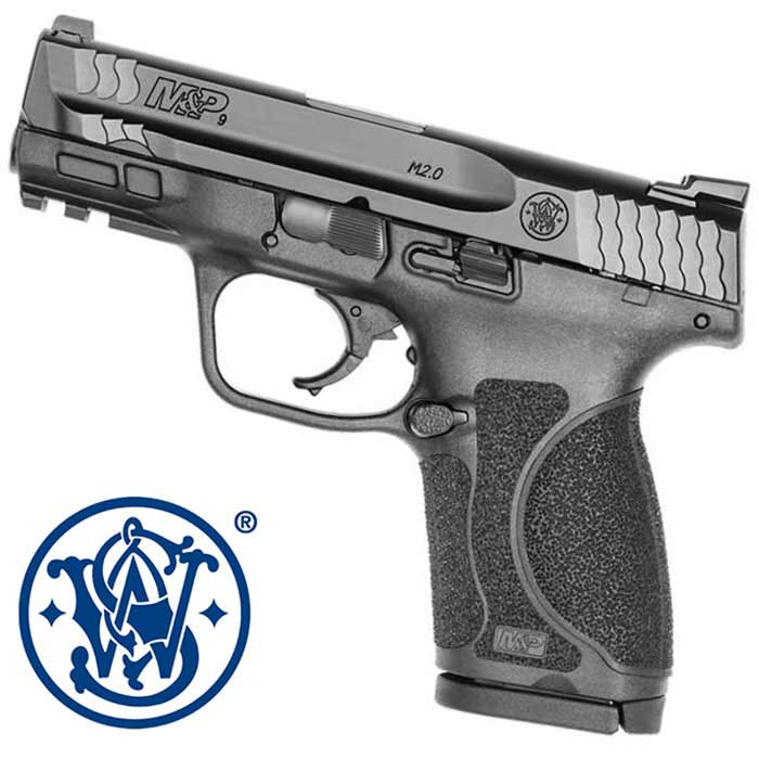 SWLE M&P 9 M2.0 9MM NTS 3.6'' Pistol Semi Auto Striker Fire 4.625" Threaded Barrel