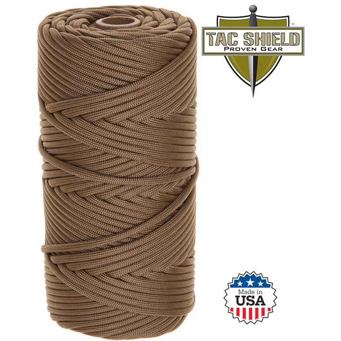 TAC SHIELD 550 PARA CORD COYOTE 200 FEET ( 10 PER CASE )