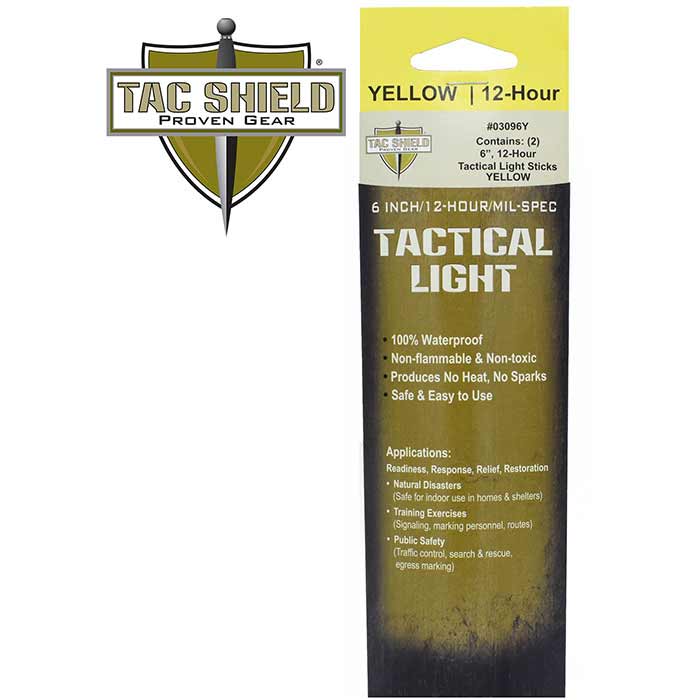 12HR Light Stick 2PK YEL 6in - TangoDown