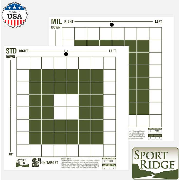TangoDown TCSH 03710 .223 10x10 MOA White 10 Pack