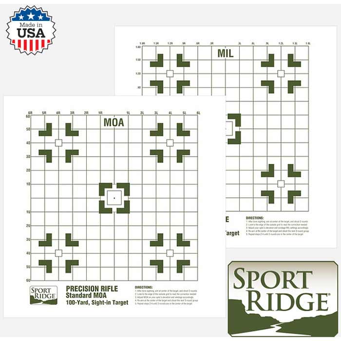 SIT Rifle MOA 16x16in 8PCK WHT - SIT