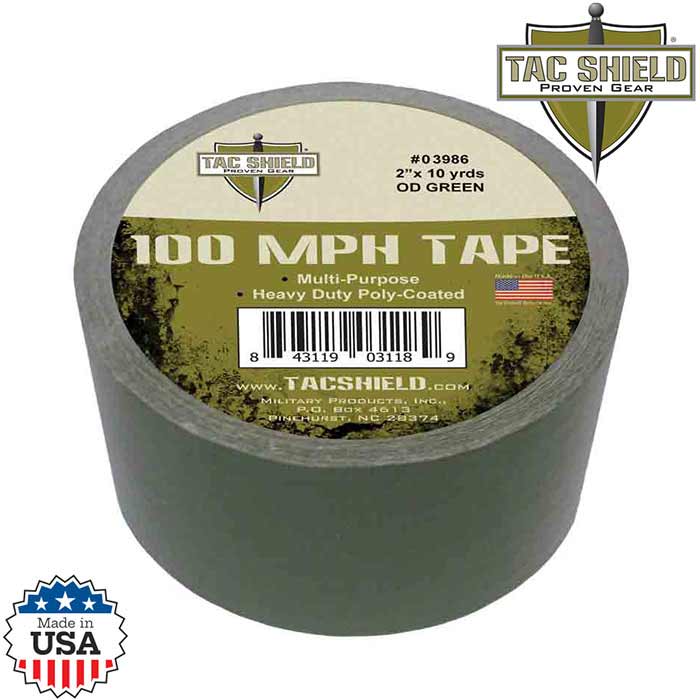 Tac Shield 100 MPH TAPE - 2IN X 10 YARDS OD GREEN - View 4