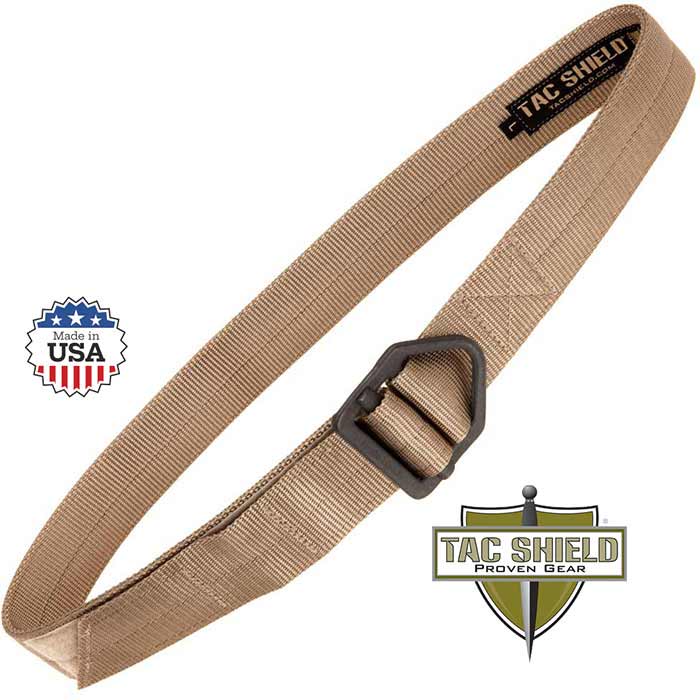 Tacshield T32LGTN Tactical Riggers Belt Coyote 38"-42" 1.75" Wide