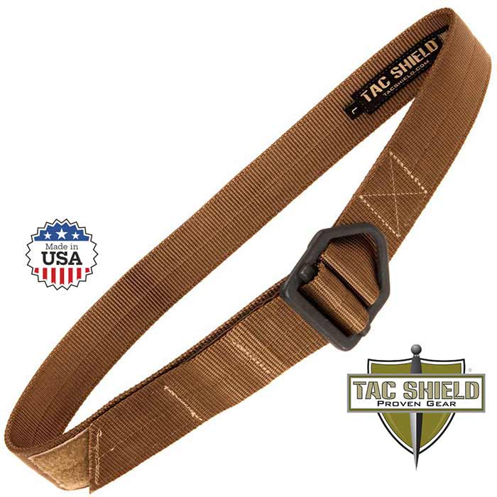 TacShield T32MDCY Tactical Rigger Belt 1.75" Double Wall Coyote - Tac Shield