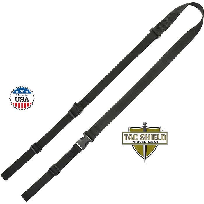 Military Products T6020BK 2-Point Web Loop Sling Quick Adjust 1.25" - Military Armament Corporation